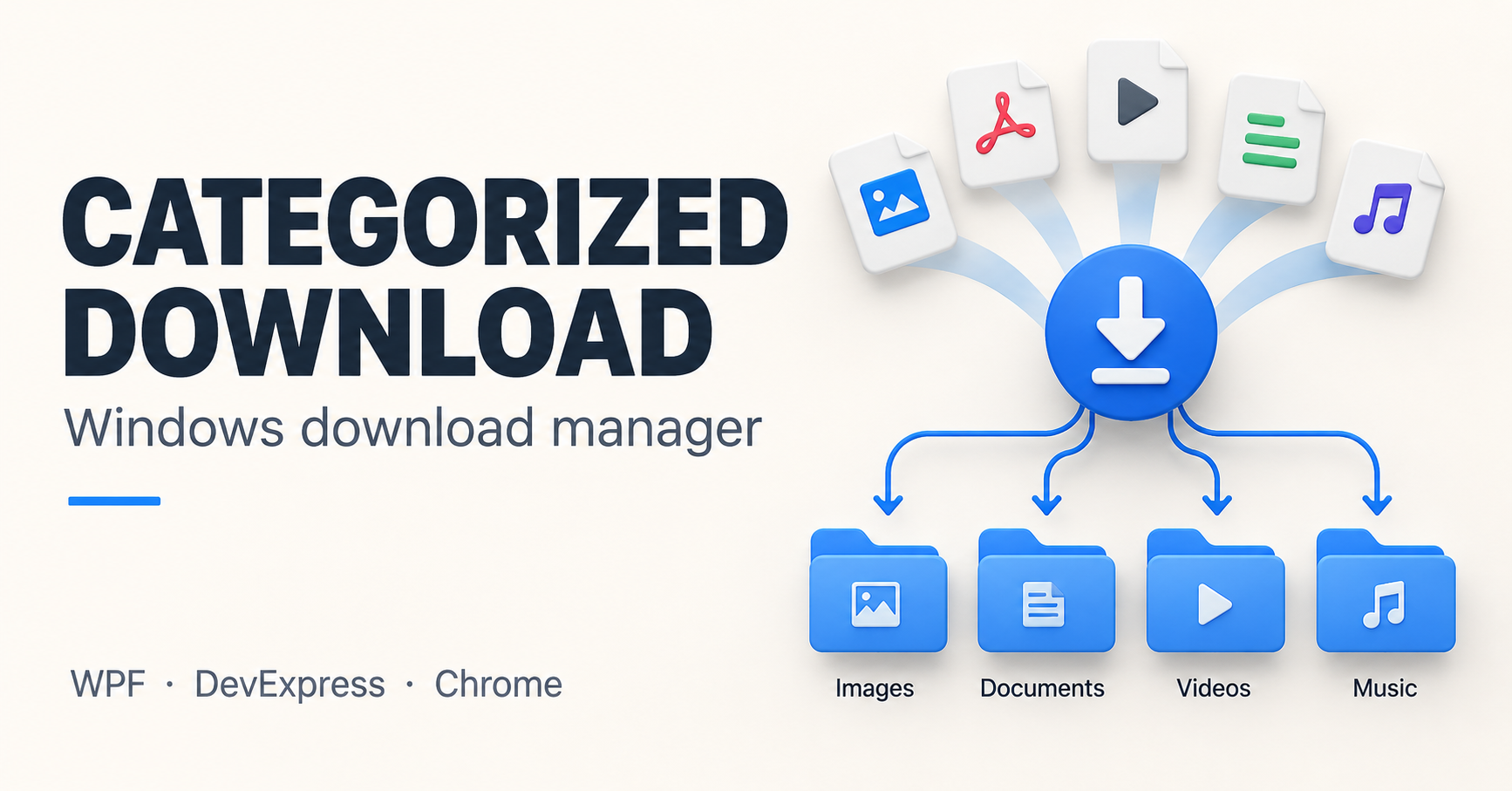 CategorizedDownload: illustrated project cover