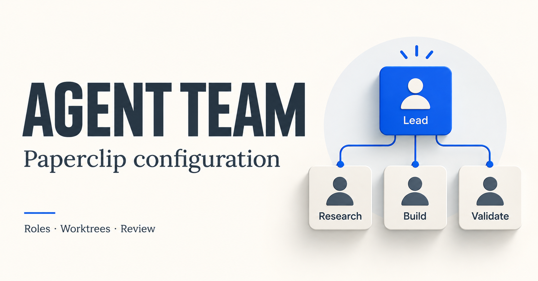 Paperclip agent teams: illustrated project cover