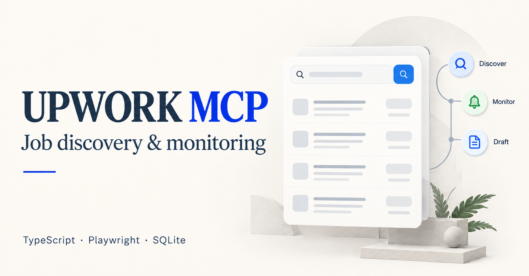 Upwork MCP: illustrated project cover